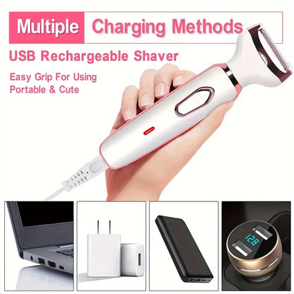 Rasoir Electrique Femme Quatre En Un