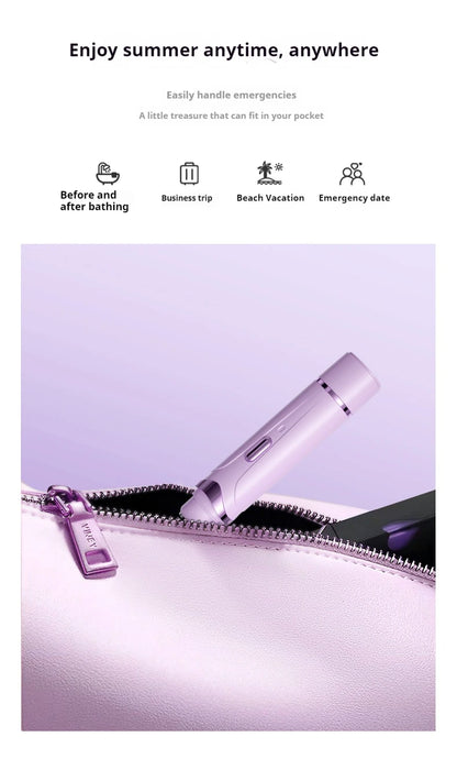 Rasoir électrique 2 en 1 pour femmes, épilation indolore, tondeuse corporelle Rechargeable, aisselles, moustache, épilateur