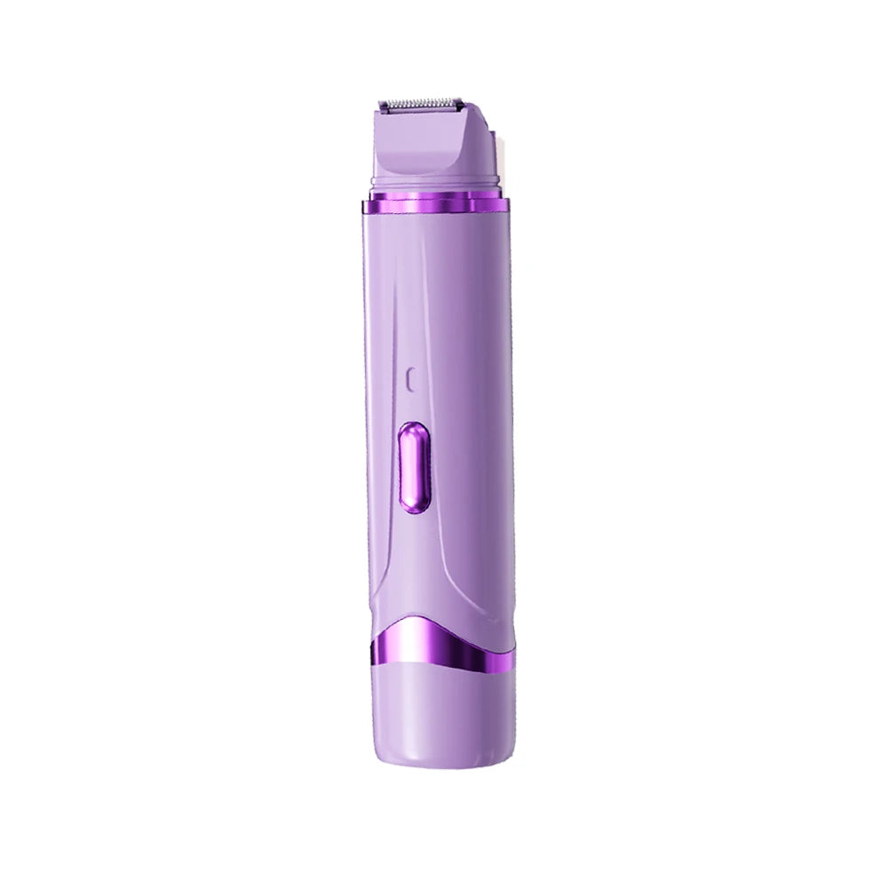 Rasoir électrique 2 en 1 pour femmes, épilation indolore, tondeuse corporelle Rechargeable, aisselles, moustache, épilateur