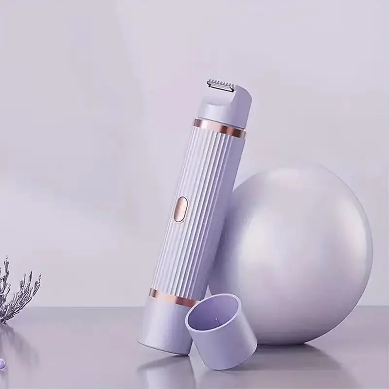 Rasoir électrique, appareil d'épilation portable, rasoir électrique rechargeable, rasoir indolore 2-en-1 à double tête